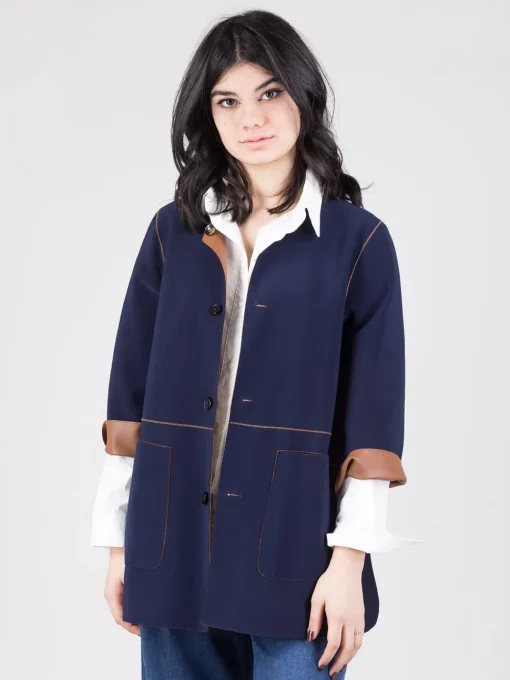 New THE JACKIE LEATHERS Giacca Dom reversibile