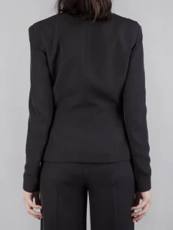 Discount HANITA GIACCA IN TESSUTO ELASTICIZZATO INCROCIATO Nero