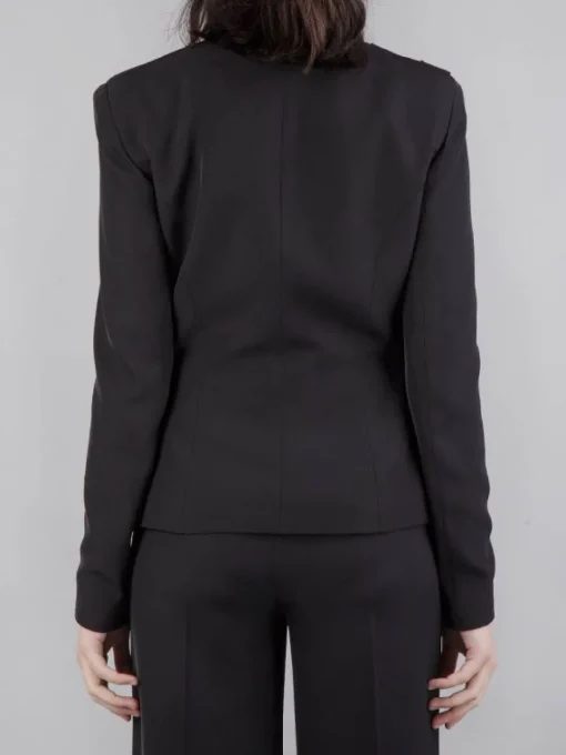 Discount HANITA GIACCA IN TESSUTO ELASTICIZZATO INCROCIATO Nero