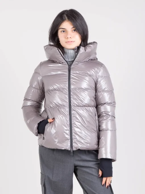 New HERNO Giacca Laminar con cappuccio