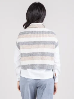 Discount PESERICO Gilet a righe