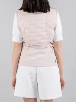 New COLMAR ORIGINALS GILET CORTO TESSUTO STRETCH CON CINTURA