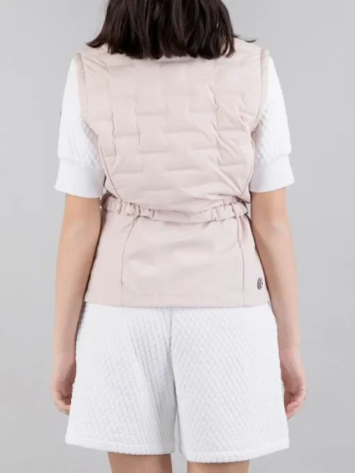 New COLMAR ORIGINALS GILET CORTO TESSUTO STRETCH CON CINTURA