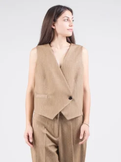 Discount RAME Gilet gessato