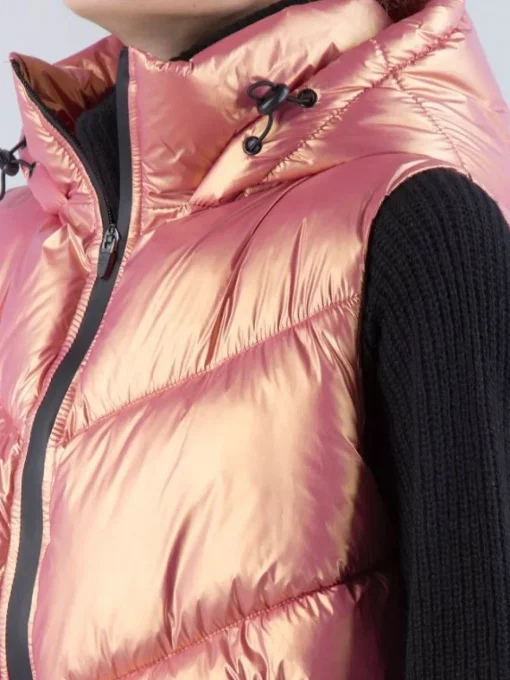 Fashion CANADIAN CLASSICS GILET IMBOTTITO CON CAPPUCCIO Rosa