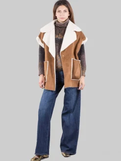 Discount BETTA CORRADI Gilet in ecomontone