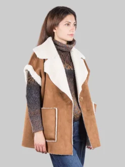 Discount BETTA CORRADI Gilet in ecomontone