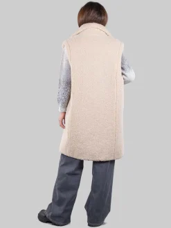 Hot BETTA CORRADI Gilet lungo in ecopelliccia