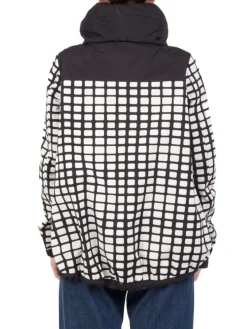 Clearance HERNO GIUBBETTO LAMINAR A NERO E BIANCO Fantasia