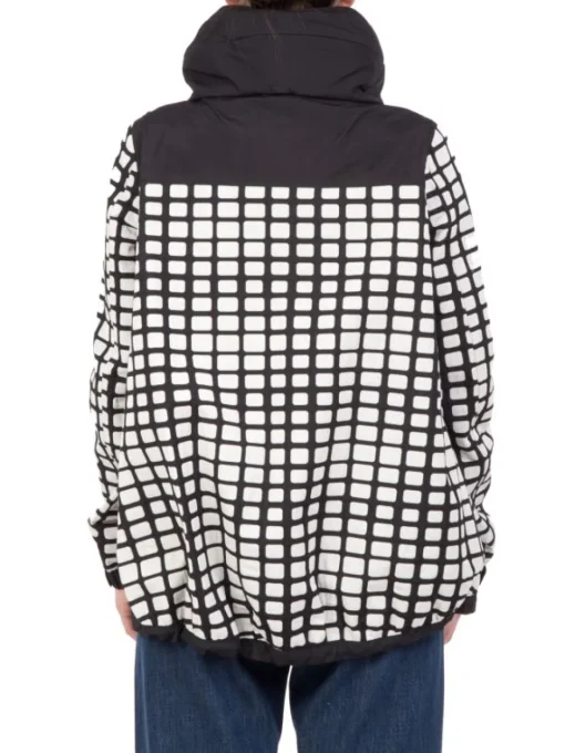 Clearance HERNO GIUBBETTO LAMINAR A NERO E BIANCO Fantasia