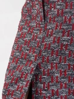 New KARL LAGERFELD GONNA LONGUETTE A TUBINO IN BOUCLÉ Multicolor