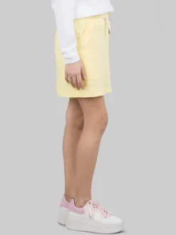 Discount COLMAR ORIGINALS GONNA MINI GIALLA IN TESSUTO ELASTICIZZATO JACQUARD CON COULISSE IN VITA Giallo