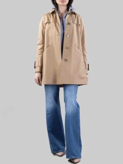 Best HERNO IMPERMEABILE IN COTONE MONOGRAM Beige