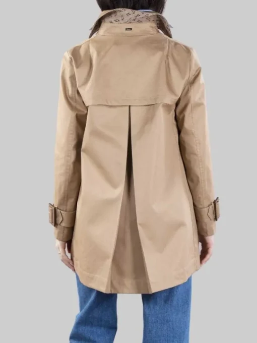 Best HERNO IMPERMEABILE IN COTONE MONOGRAM Beige