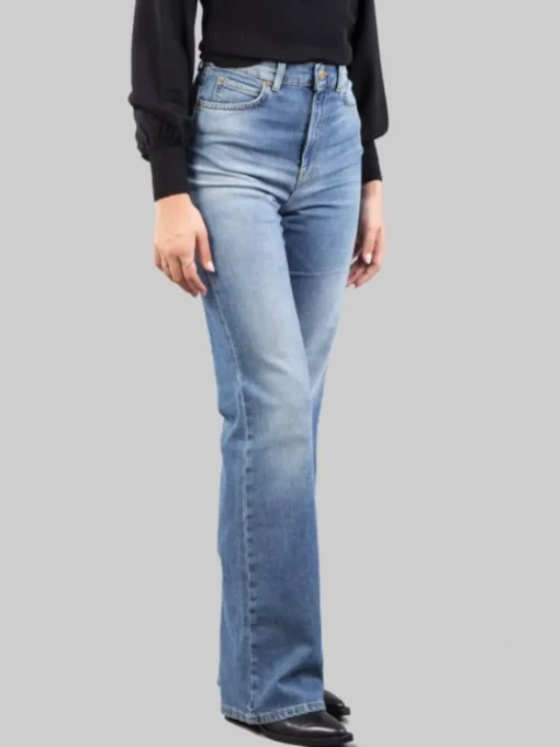 Online PINKO A VITA ALTA CON FONDO SVASATO LEGGERMENTE ELASTICIZZATI Jeans