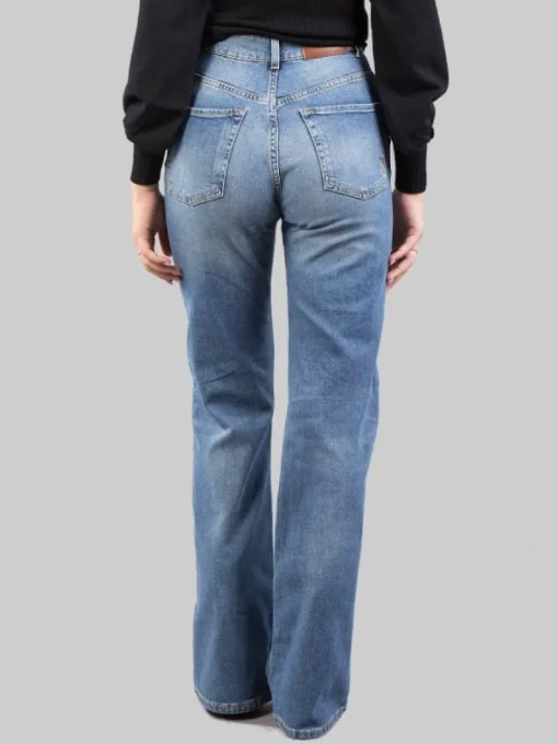 Online PINKO A VITA ALTA CON FONDO SVASATO LEGGERMENTE ELASTICIZZATI Jeans