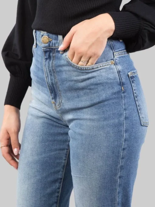 Online PINKO A VITA ALTA CON FONDO SVASATO LEGGERMENTE ELASTICIZZATI Jeans