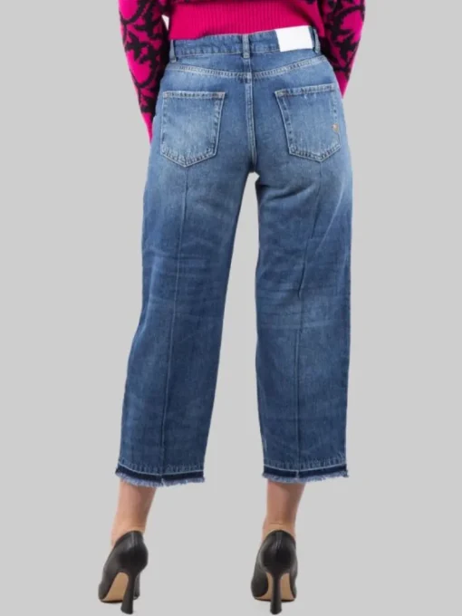 Online PINKO BARBRA BOYFRIEND CON PROFILI SFRANGIATI AL FONDO Jeans