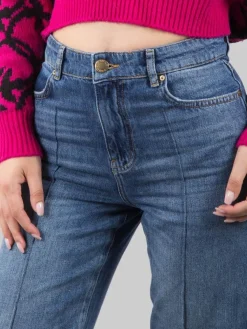Online PINKO BARBRA BOYFRIEND CON PROFILI SFRANGIATI AL FONDO Jeans