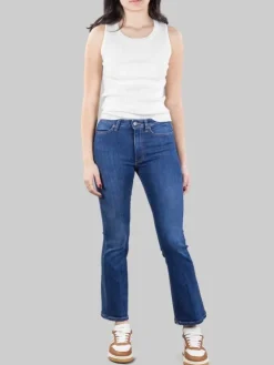 Outlet DONDUP MANDIE SLIM FIT WIDE LEG CUT OUT Jeans