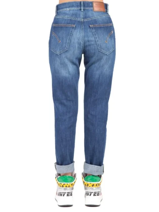 Outlet DONDUP NINA IN DENIM ELASTICIZZATO A VITA ALTA Jeans