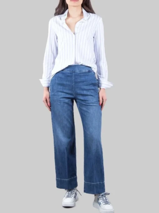 Fashion CIGALA'S RELAXED IN COTONE ELASTICIZZATO CON ELASTICO IN VITA Jeans
