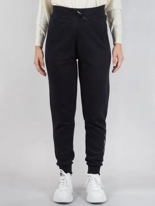 Online KARL LAGERFELD JOGGER IN COTONE CON LOGO KARL IN STRASS Nero