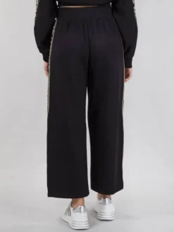 Best KARL LAGERFELD JOGGER IN COTONE CON NASTRO LOGATO Nero