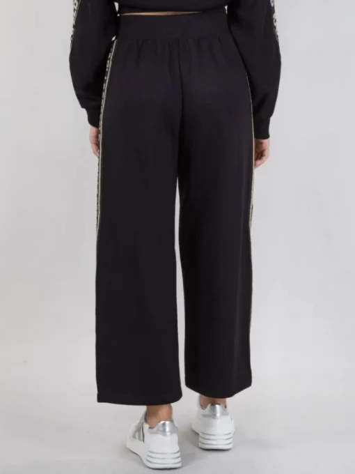 Best KARL LAGERFELD JOGGER IN COTONE CON NASTRO LOGATO Nero