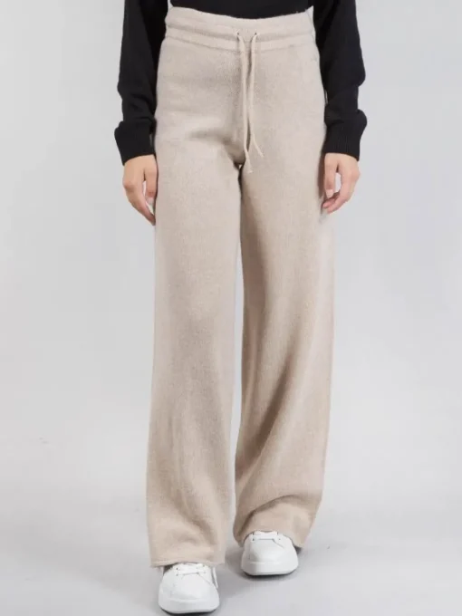 Outlet MC2 SAINT BARTH JOGGER IN MISTO CACHEMIRE Beige