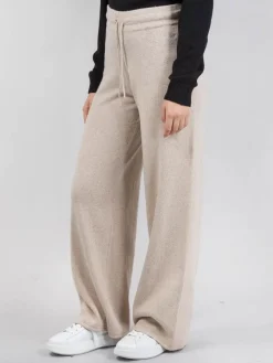 Outlet MC2 SAINT BARTH JOGGER IN MISTO CACHEMIRE Beige