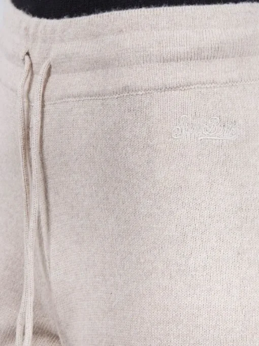 Outlet MC2 SAINT BARTH JOGGER IN MISTO CACHEMIRE Beige