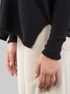 Online ABSOLUT CASHMERE MAGLIA NERA IN CASHMERE CON SCOLLATURA A "V" Nero