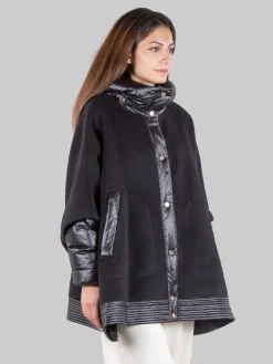 Fashion VIOLANTI Mantella con cappuccio