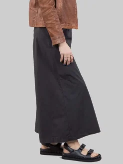 Outlet I LOVE MP MAXI PANTALONI ELLE IN COTONE ELASTICIZZATO CON GAMBE AMPIE Nero