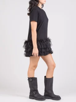 Clearance GINA GORGEOUS Mini abito piume