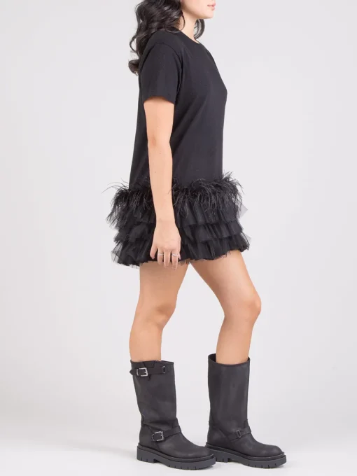 Clearance GINA GORGEOUS Mini abito piume