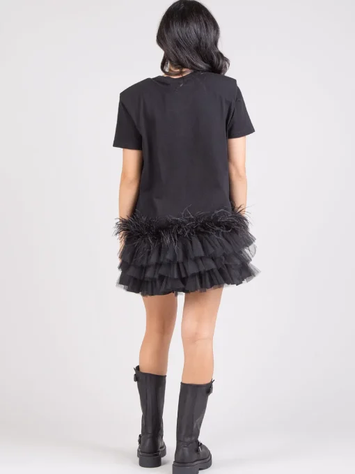 Clearance GINA GORGEOUS Mini abito piume