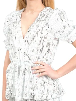 Sale ANIYE BY MINI ABITO PRISCILLA IN FULL PAILLETTES Bianco