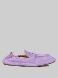 Hot BARRACUDA MOCASSINI IN SUEDE GLICINE Lilla
