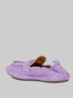 Hot BARRACUDA MOCASSINI IN SUEDE GLICINE Lilla
