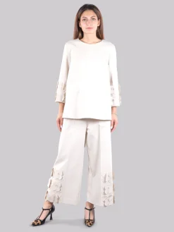 New MEIMEIJ Pantaloni con fiori