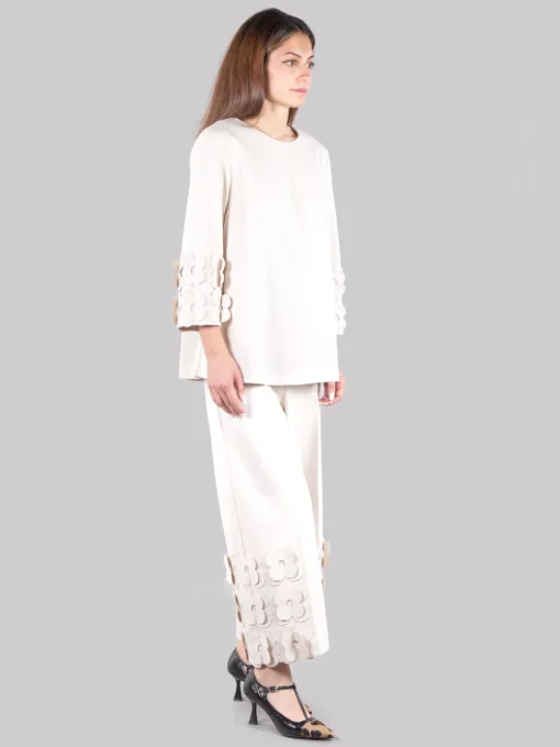 New MEIMEIJ Pantaloni con fiori