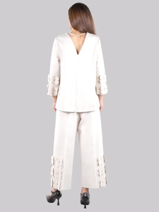 New MEIMEIJ Pantaloni con fiori