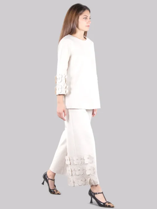 New MEIMEIJ Pantaloni con fiori