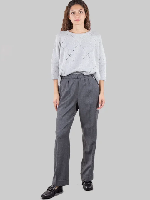 Best ROSSO35 Pantaloni con risvolti
