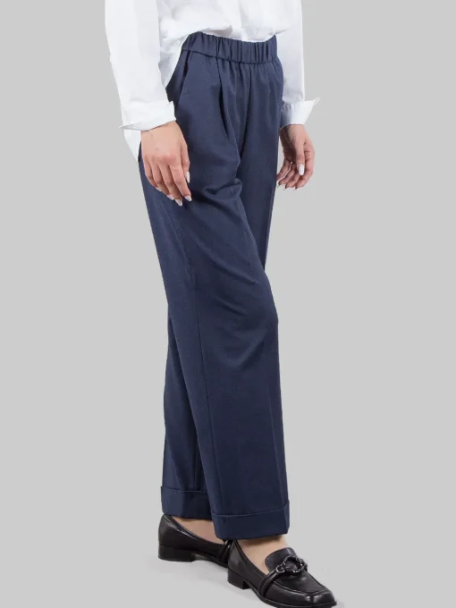 Fashion ROSSO35 Pantaloni con risvolti