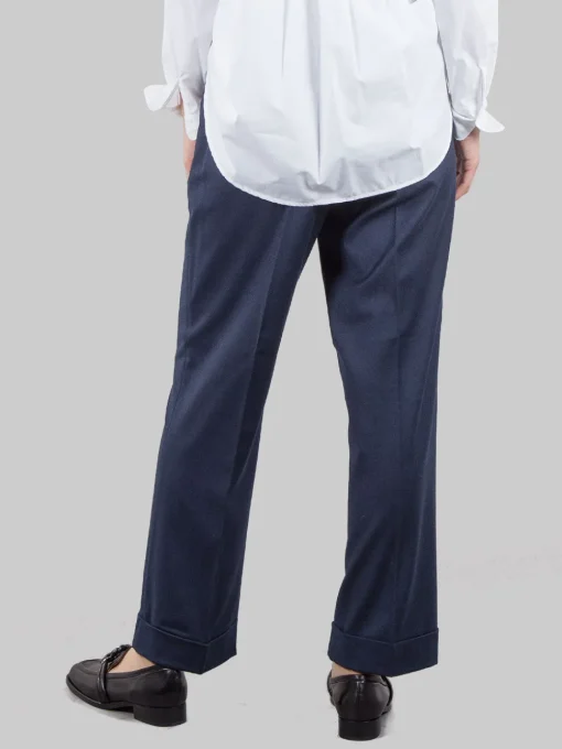 Fashion ROSSO35 Pantaloni con risvolti