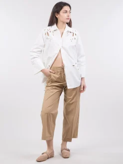 Outlet SEVENTY Pantaloni crop