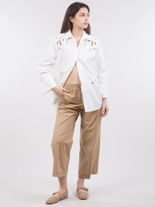Outlet SEVENTY Pantaloni crop
